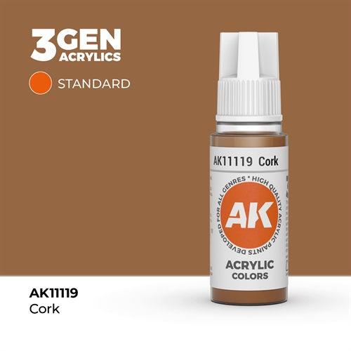 AK11119 Acrylfarbe, 17 ml, Kork - Standard