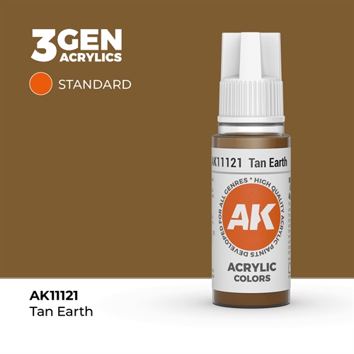 AK11121 Acrylfarbe, 17 ml, Tan Earth – Standard