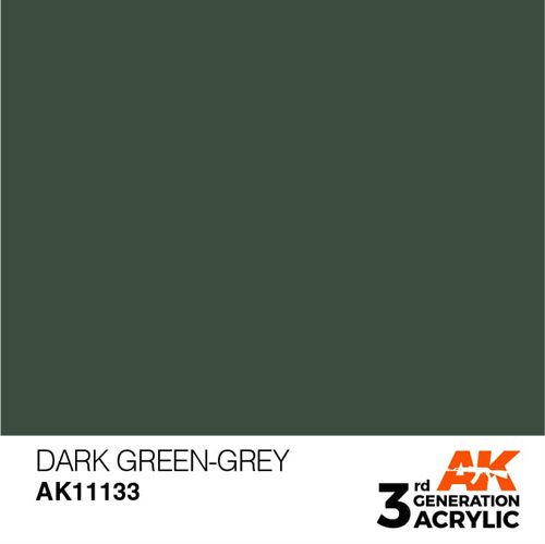 AK11133 Acrylfarbe, 17 ml, dunkelgrüngrau - Standard