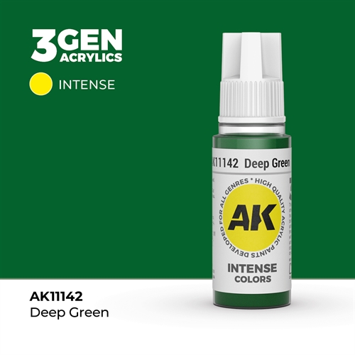 AK11142 Acrylfarbe, 17 ml, tiefgrün - intensiv