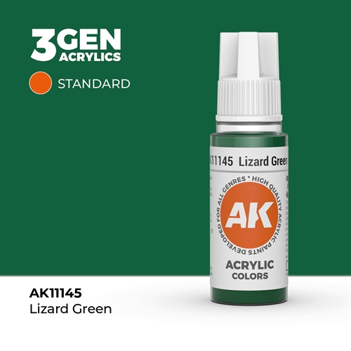 AK11145 Acrylfarbe, 17 ml, Eidechsengrün - Standard