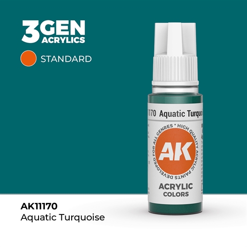 AK11170 Acrylfarbe Aquatic Türkis - Standard