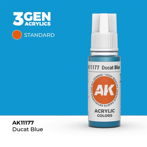 AK11177 Acrylfarbe, 17 ml, Dukatenblau - Standard
