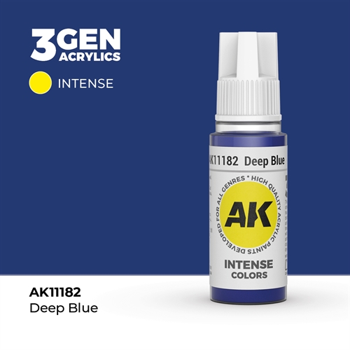 AK11182 Acrylfarbe 17, ml, tiefblau – intensiv