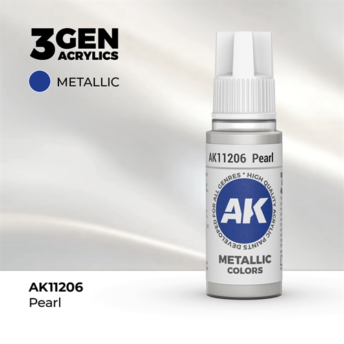 AK11206 Acrylfarbe, 17 ml, Perlmutt - Metallic