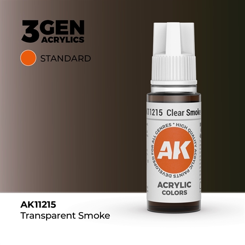 AK11215 Acrylfarbe, 17 ml, klarer Rauch – Standard