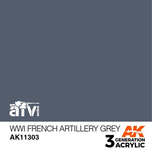 AK11303 WWI FRANZÖSISCHE ARTILLERIE GRAU – AFV, 17 ml
