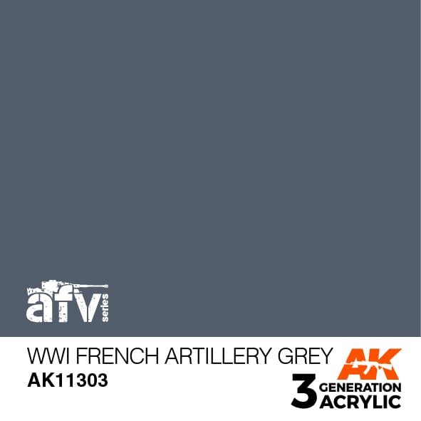 AK11303 WWI FRANZÖSISCHE ARTILLERIE GRAU – AFV, 17 ml