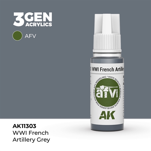 AK11303 WWI FRANZÖSISCHE ARTILLERIE GRAU – AFV, 17 ml