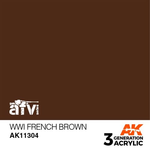 AK11304 WWI FRANZÖSISCH BRAUN – AFV, 17 ml