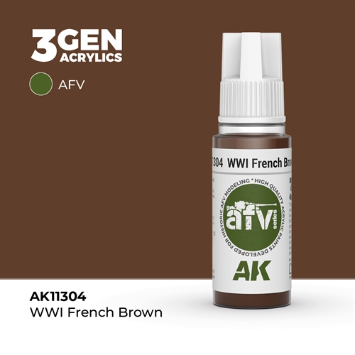 AK11304 WWI FRANZÖSISCH BRAUN – AFV, 17 ml
