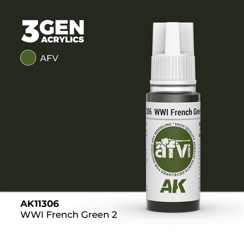 AK11306 FRANZÖSISCH GRÜN AUS DEM 1. WK 2 – AFV, 17 ml
