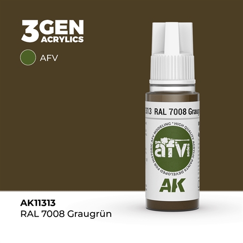 AK11313 RAL 7008 GRAUGRÜN – AFV, 17 ml