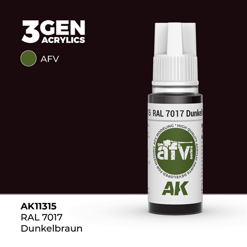 AK11315 RAL 7017 DUNKELBRAUN – AFV, 17 ml