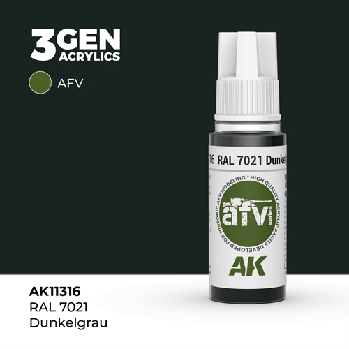 AK11316 RAL 7021 DUNKELGRAU – AFV, 17 ml