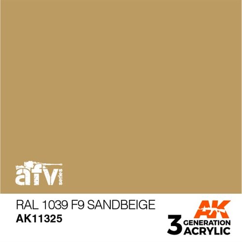 AK11325 RAL 1039 F9 SAND-BEIGE– AFV, 17 ml