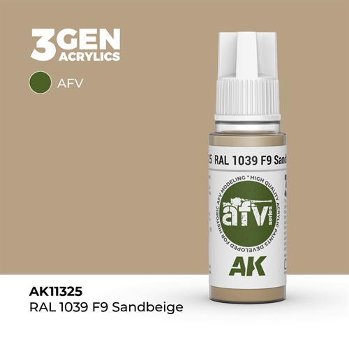 AK11325 RAL 1039 F9 SAND-BEIGE– AFV, 17 ml