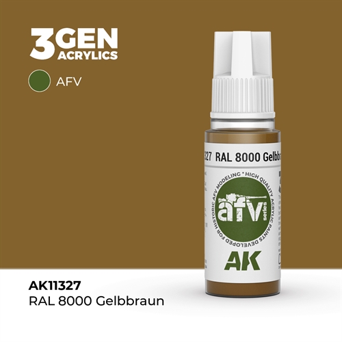 AK11327 RAL 8031 F9 SANDBRAUN– AFV, 17 ml