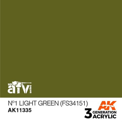 AK11335 Nº1 HELLGRÜN (FS34151) – AFV, 17 ml