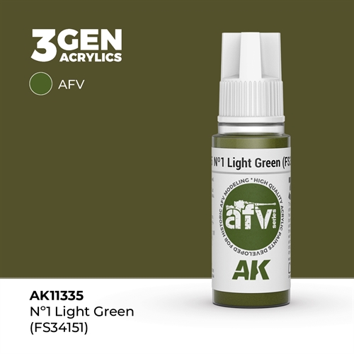 AK11335 Nº1 HELLGRÜN (FS34151) – AFV, 17 ml