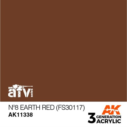 AK11338  Nº8 ERDE ROT (FS30117)– AFV, 17 ml