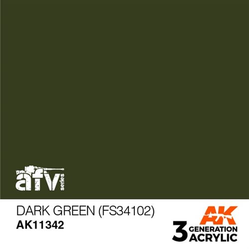 AK11342  DUNKELGRÜN (FS34102)– AFV, 17 ml
