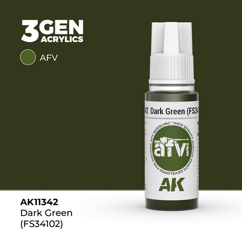 AK11342  DUNKELGRÜN (FS34102)– AFV, 17 ml