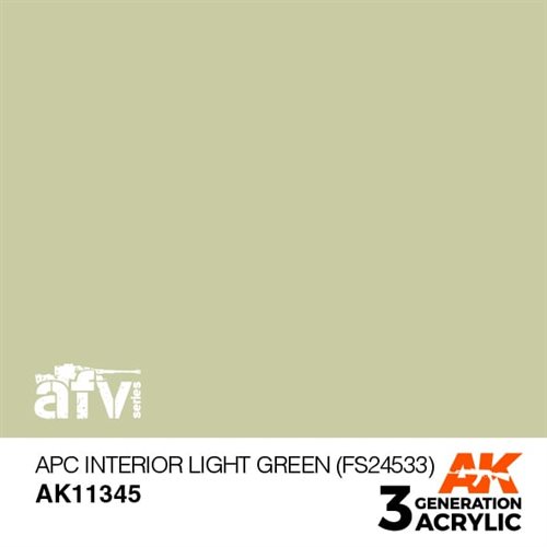 AK11345 APC INNENHELLGRÜN (FS24533)– AFV, 17 ml