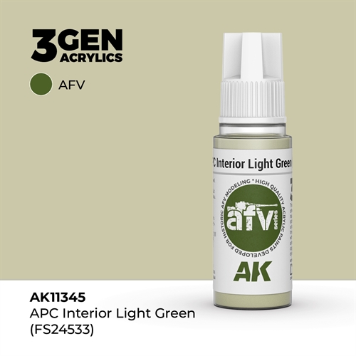 AK11345 APC INNENHELLGRÜN (FS24533)– AFV, 17 ml