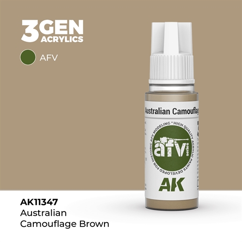 AK11347 AUSTRALISCHES CAMOUFLAGE-BRAUN – AFV, 17 ml