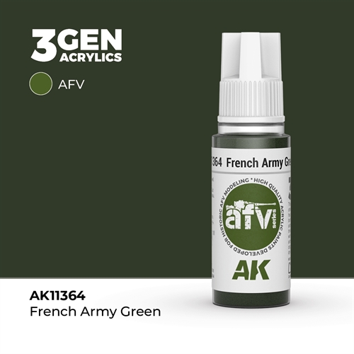 AK11364 FRANZÖSISCHES ARMEEGRÜN – AFV, 17 ml