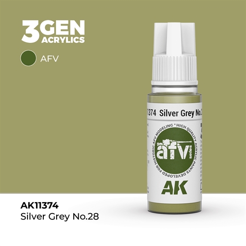 AK11374 SILBER-GRAU NO.28– AFV, 17 ml