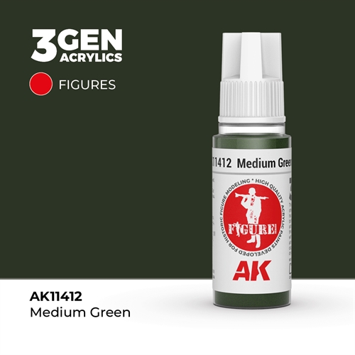 AK11412 MITTELGRÜN – FIGUREN, 17ml