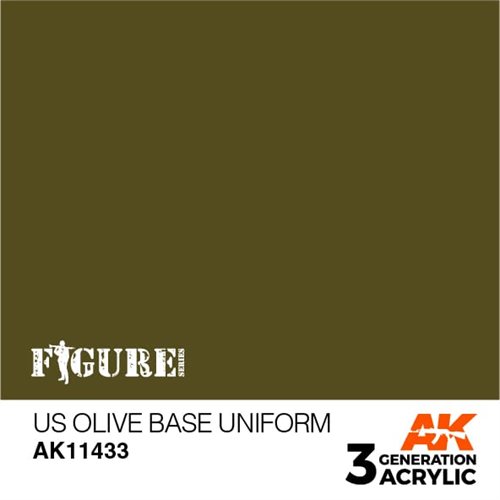 AK11433  US OLIVE BASE UNIFORM – FIGUREN, 17ml
