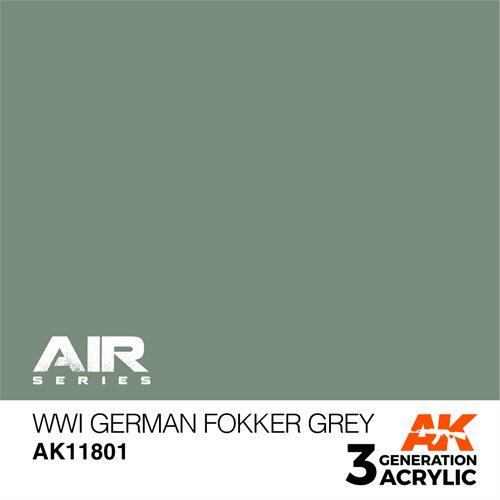 AK 11801 WWI DEUTSCHER FOKKER GRAU - AIR, 17 ml