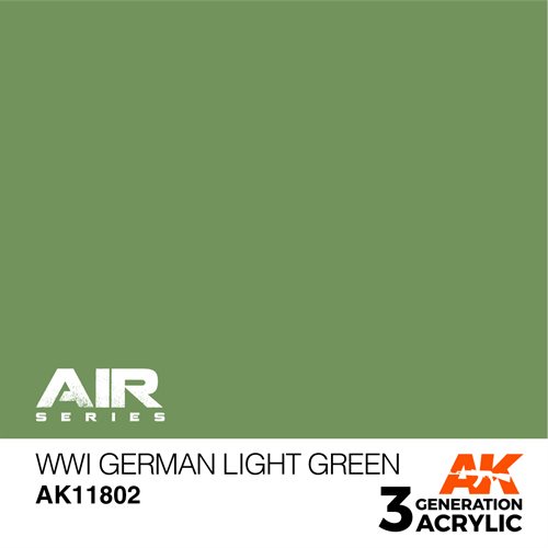 AK 11802 WWI DEUTSCH HELLGRÜN - AIR, 17 ml