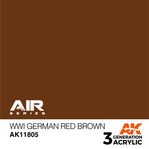 AK 11805 WWI  DEUTSCH ROT BRAUN - AIR, 17 ml