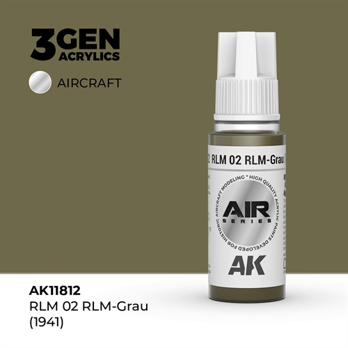 AK 11812  RLM 02 RLM-GRAU (1941) - AIR, 17 ml