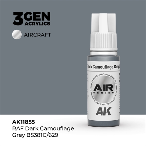 AK 11855 RAF CAMOUFLAGE (GERSTE) GRAU BS381C/626 - AIR, 17 ml