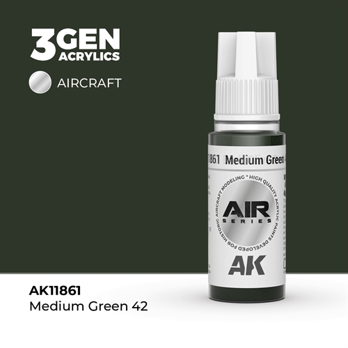 AK 11861 MITTELGRÜN 42- AIR, 17 ml
