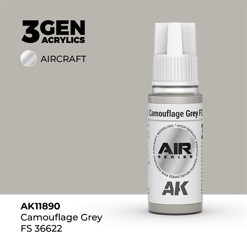 AK 11890 CAMOUFLAGE-GRAU FS 36622 - AIR, 17 ml