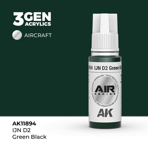 AK 11894 IJN D2 GRÜN SCHWARZ - AIR, 17 ml