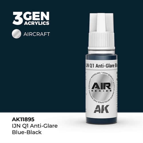 AK 11895 IJN Q1 BLENDSCHUTZ BLAU-SCHWARZ - AIR, 17 ml
