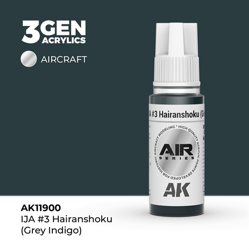 AK 11900 IJA #3 HAIRANSHOKU (GRAUES INDIGO) - AIR, 17 ml