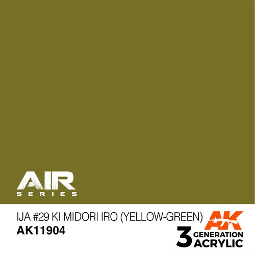 AK 11904 IIJA #29 KI MIDORI IRO (GELB-GRÜN) - AIR, 17 ml