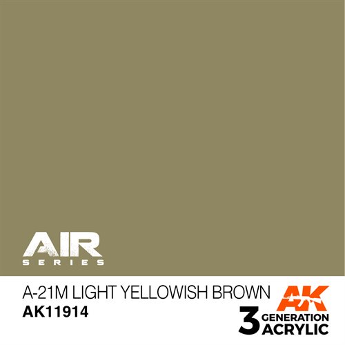 AK 11914 A-21M HELLGELBBRAUN - AIR, 17 ml