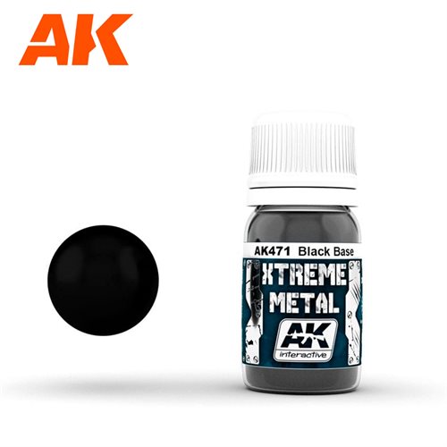 AK471 XTREME METAL BLACK BASIS 30ML
