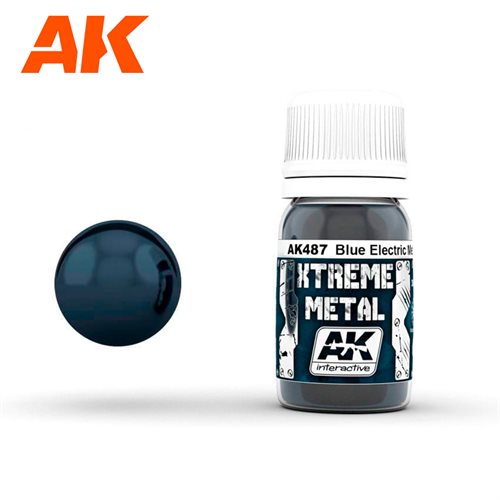 AK487 XTREME METAL METALLIC BLAU 30ML