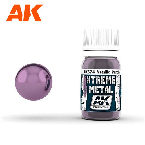 AK674 XTREME METAL METALLIC LILA 30ML