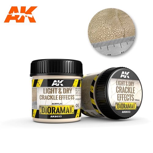 AK8033 LEICHTE UND TROCKENE CRACKLE-EFFEKTE 100ML